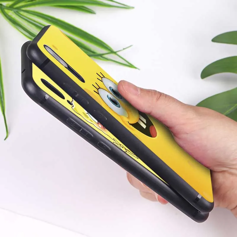 Для Xiaomi Redmi note 7 k20 pro 5 6 4x 7a Прозрачный мягкий силиконовый чехол для телефона Spongebob