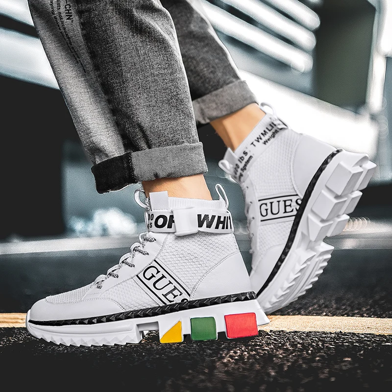 

Youth Trend Basketball Shoes Ultra-Light New Material Luminous Sports Shoes Professional Shock Absorption Training Shoes