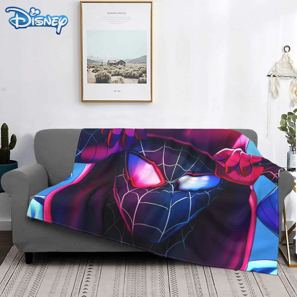 

Disney Marvel Spider-Man Plush Blanket 3D Printing Sherpa Adult Children Blanket Soft Warm flannel Throw Sofa Bed Cover Plaid