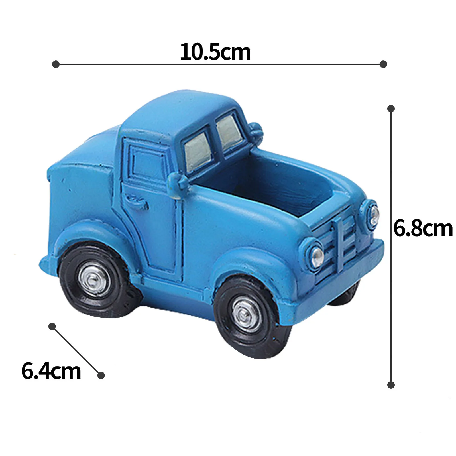 

Small Car Flower Pot Flower Plant Cartoon Lovely Office Garden Decoration Home Supplies Plastic Material Mini Succulent Pot #BL2