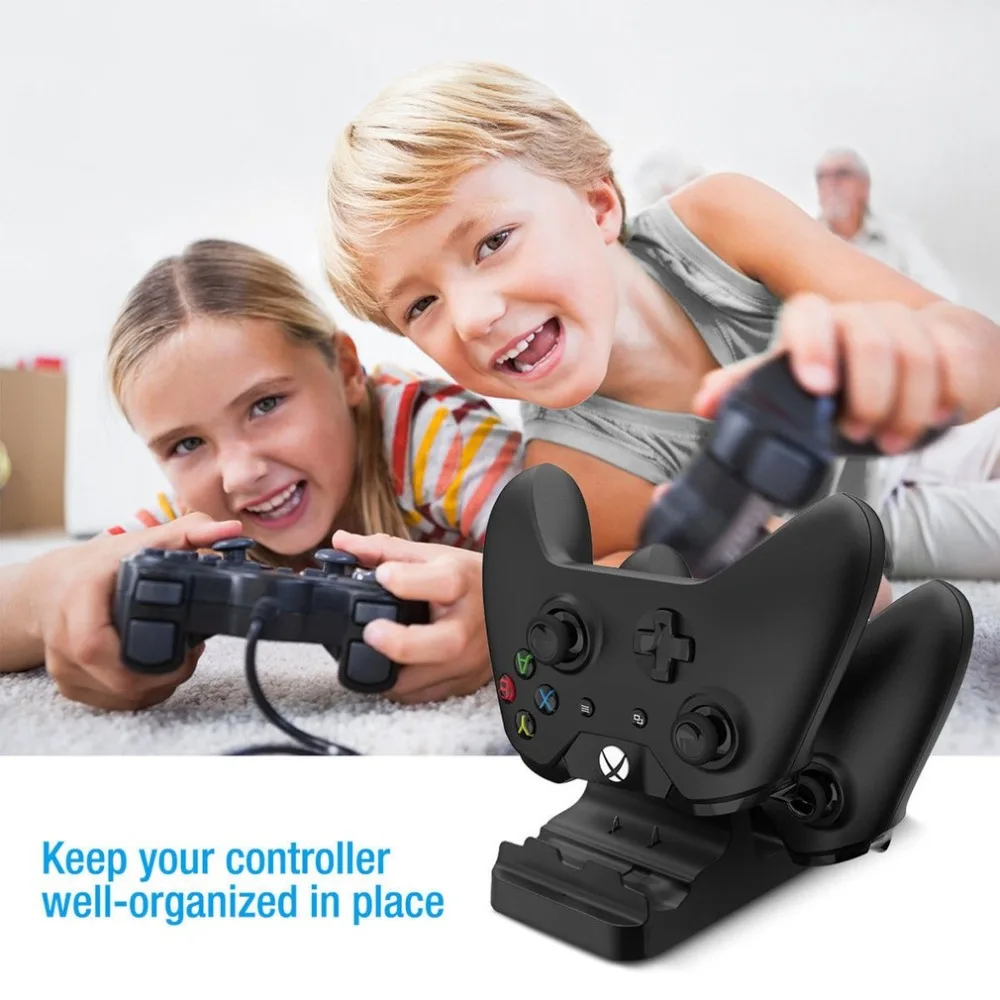 Универсальное зарядное устройство для двух зарядных док-контроллеров + 2