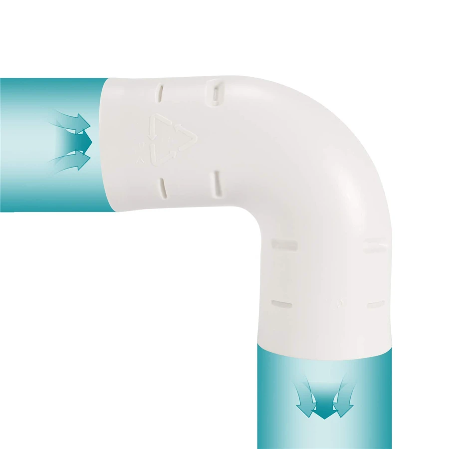 Пластиковый вертикальный шланг для труб соединитель вентиляции воздуха