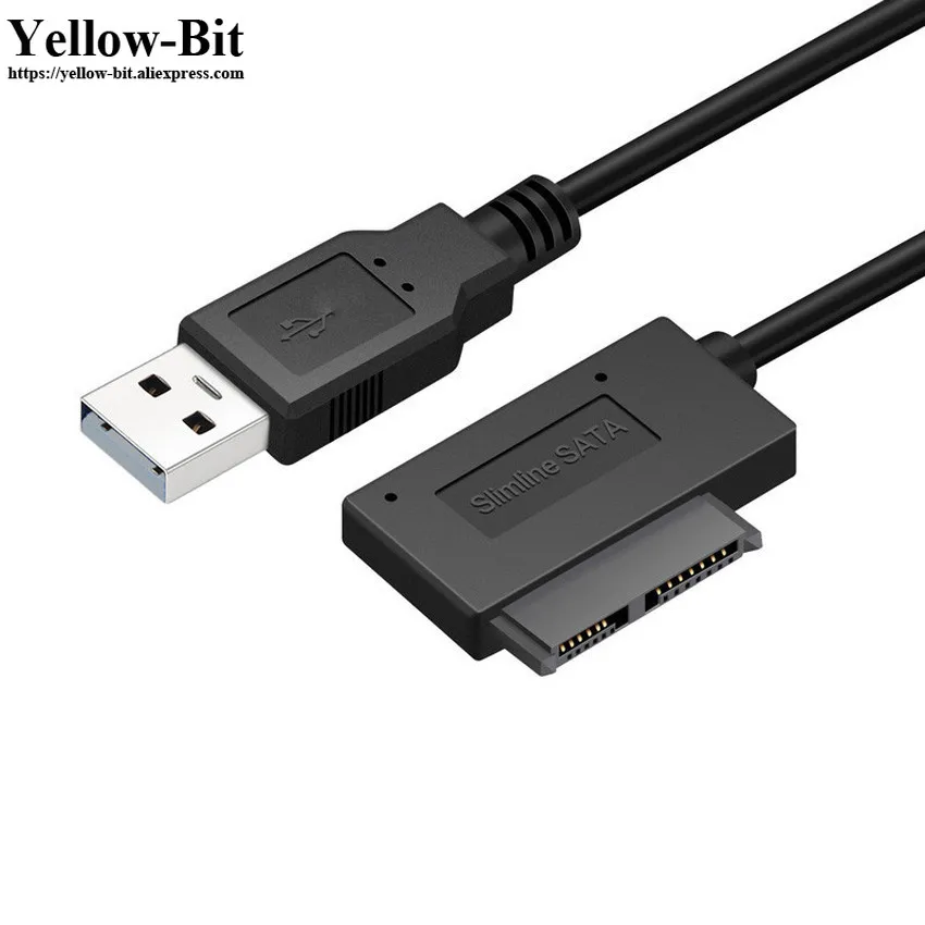USB 2 0 Мини Sata II 7 + 6 13Pin адаптер конвертер кабель для ноутбука CD/DVD Встроенная память