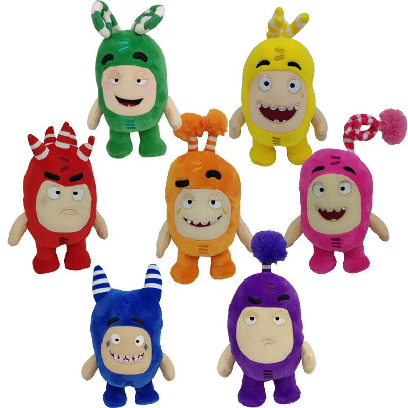 

Kawaii Oddbods предохранитель пузырьки Newt Pogo Slick Jeff Bubble Zee плюшевые мягкие игрушки милые Мультяшные аниме куклы мягкая подушка детские подарки