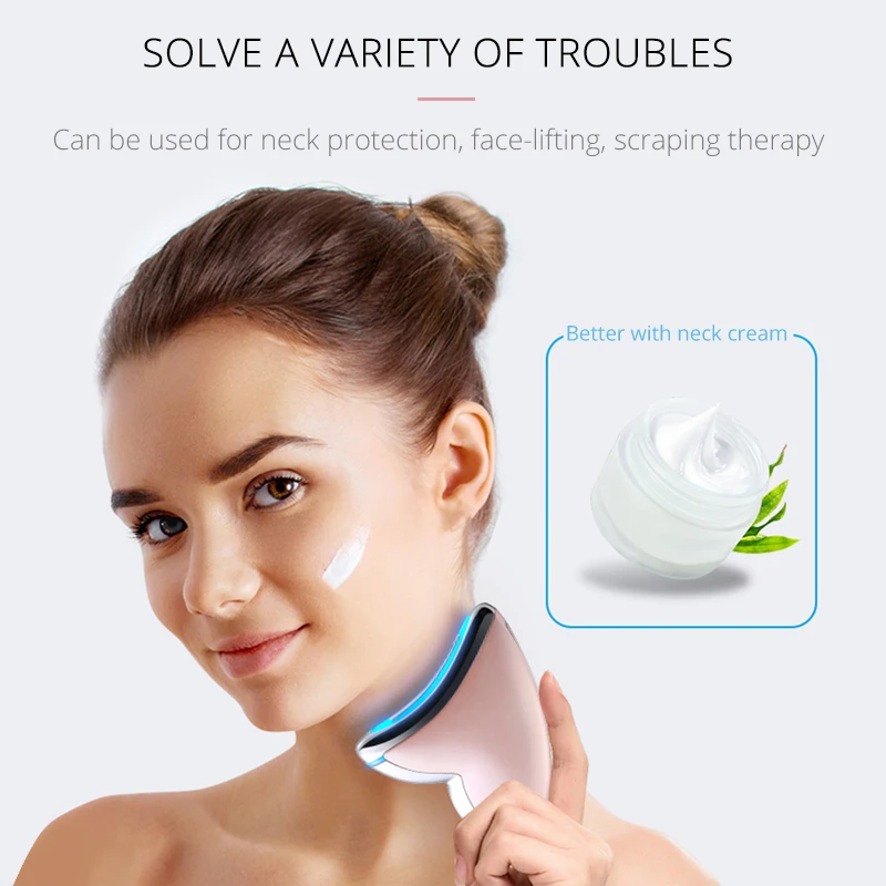 

New Arrival face massage Face Lifting Device Body Massage USB Rechargeable Skin Rejuvenation Massager Electirc Scraping Tool