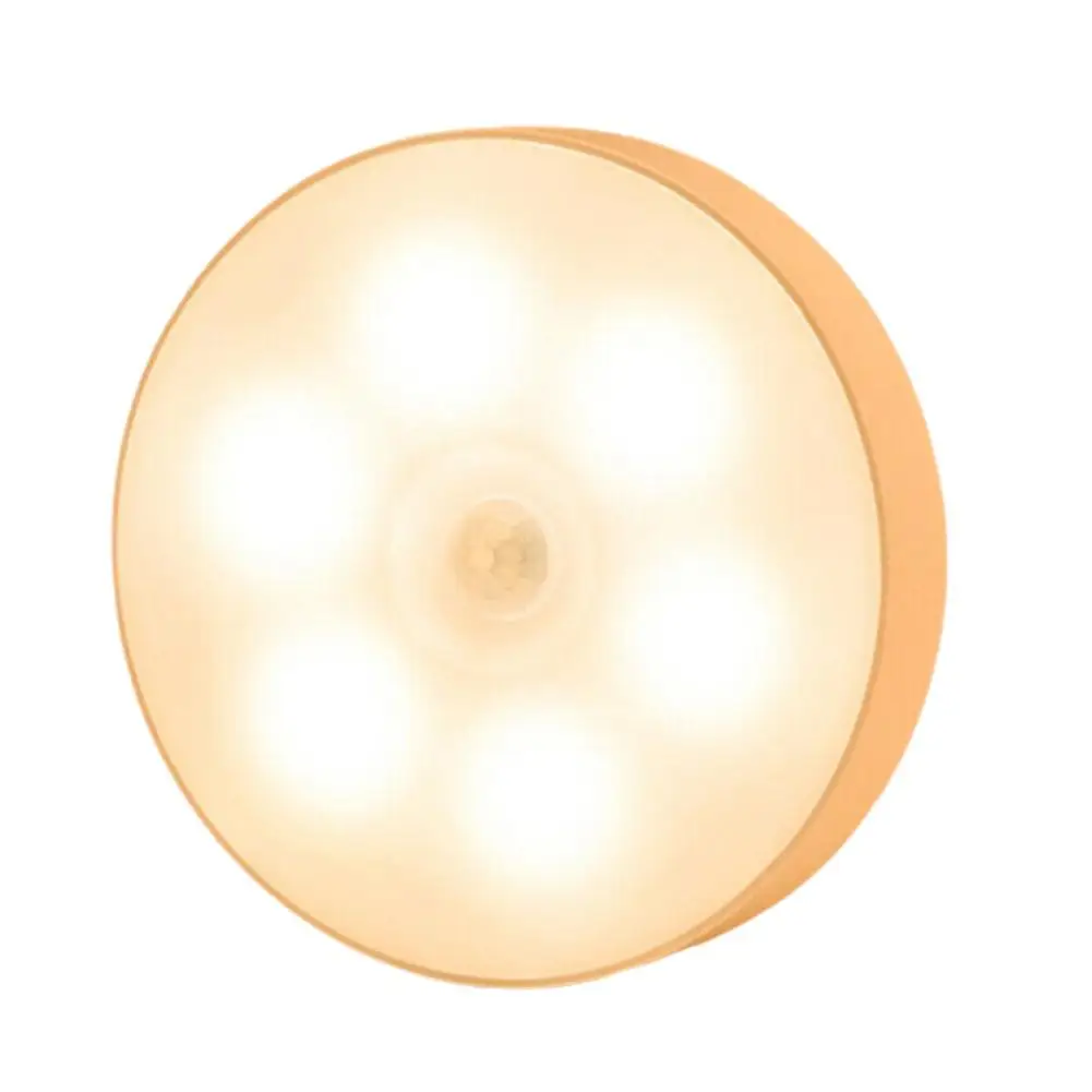 

LED Motion Sensor Night Light USB Rechargeable Sensor Light Stairs Bedroom Body Wireless Lamp Energy-saving Induction Cabin Z5S7