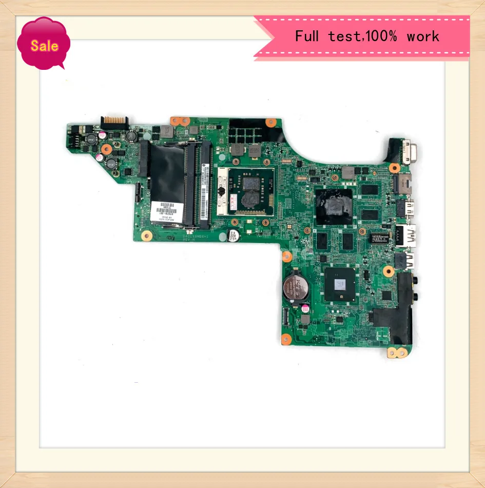 

Материнская плата для ноутбука HP 630278-001 592816-001 615278-001, DA0LX6MB6H1 HD5650, 1 Гб, поддержка I7, только полный тест