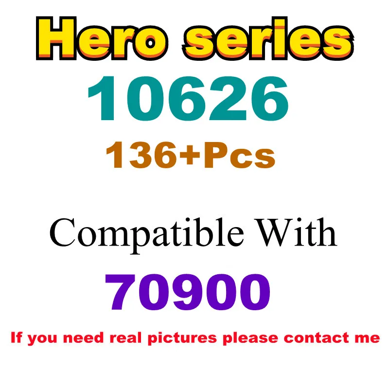 

136 шт., Детский конструктор «Hero»