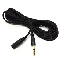 5m 16ft mf audio stereo extender cord earphone cloth cable headphone extension cable 3 5mm jack male to female aux cable