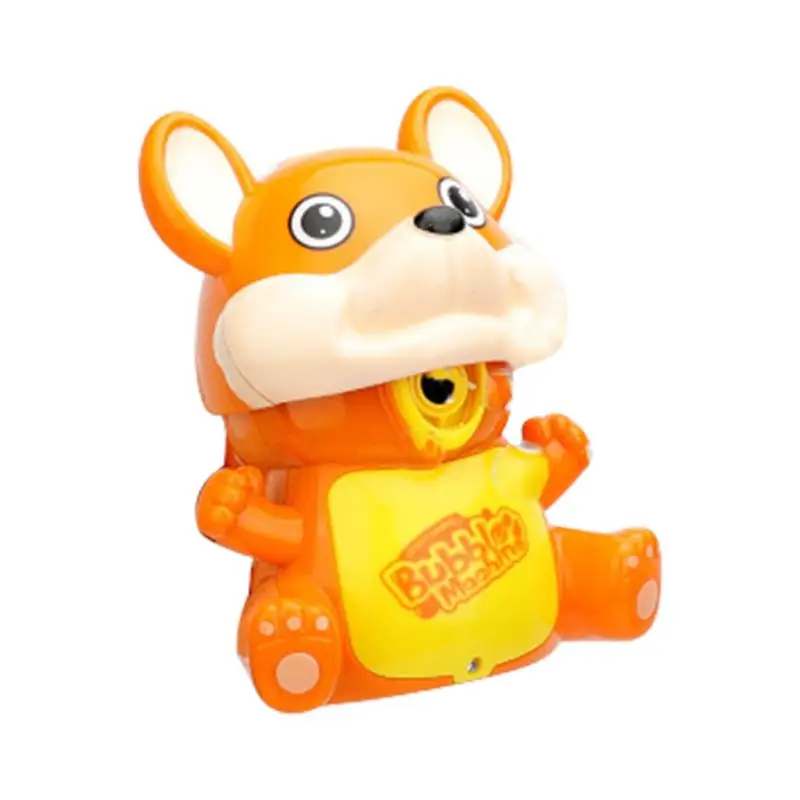 

Creative Automatic Mouse Shaped Bubble Maker Electric Music Sound Lighting Effects Manual Bubble Machine Children Presents