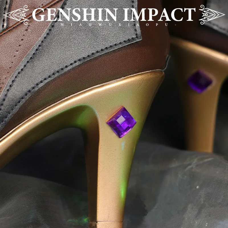 

Presale Genshin Impact Fischl Cosplay Shoes Woman Halloween Cos Boots