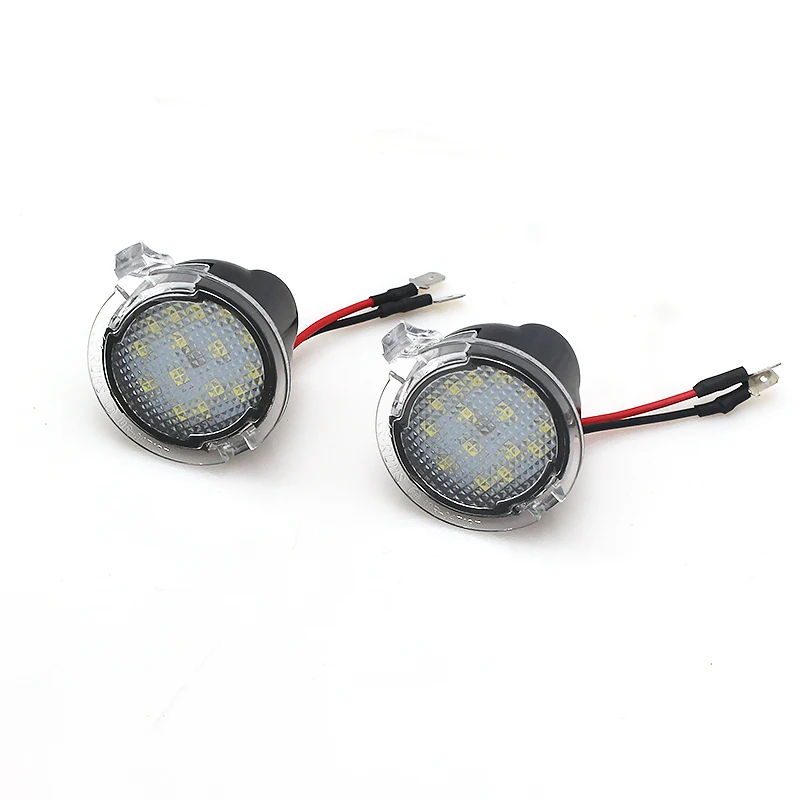 

K-Car 2Pcs LED Car Rear View Mirror Light Warning Lamp 12V For Ford Edge Mondeo MK5 5 Fusion 2 Explorer Everest Mustang