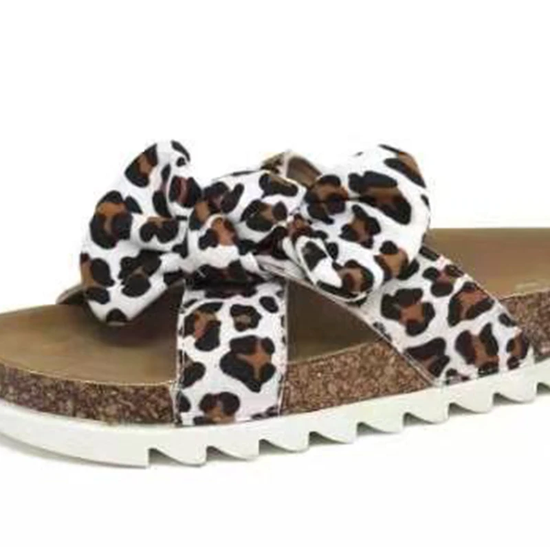 

Women Shoe Summer Butterfly Knot Mixed Color Thick Bottom Ladies Beach Slippes Outdoor Comfortable Female Footwear Casual Slides