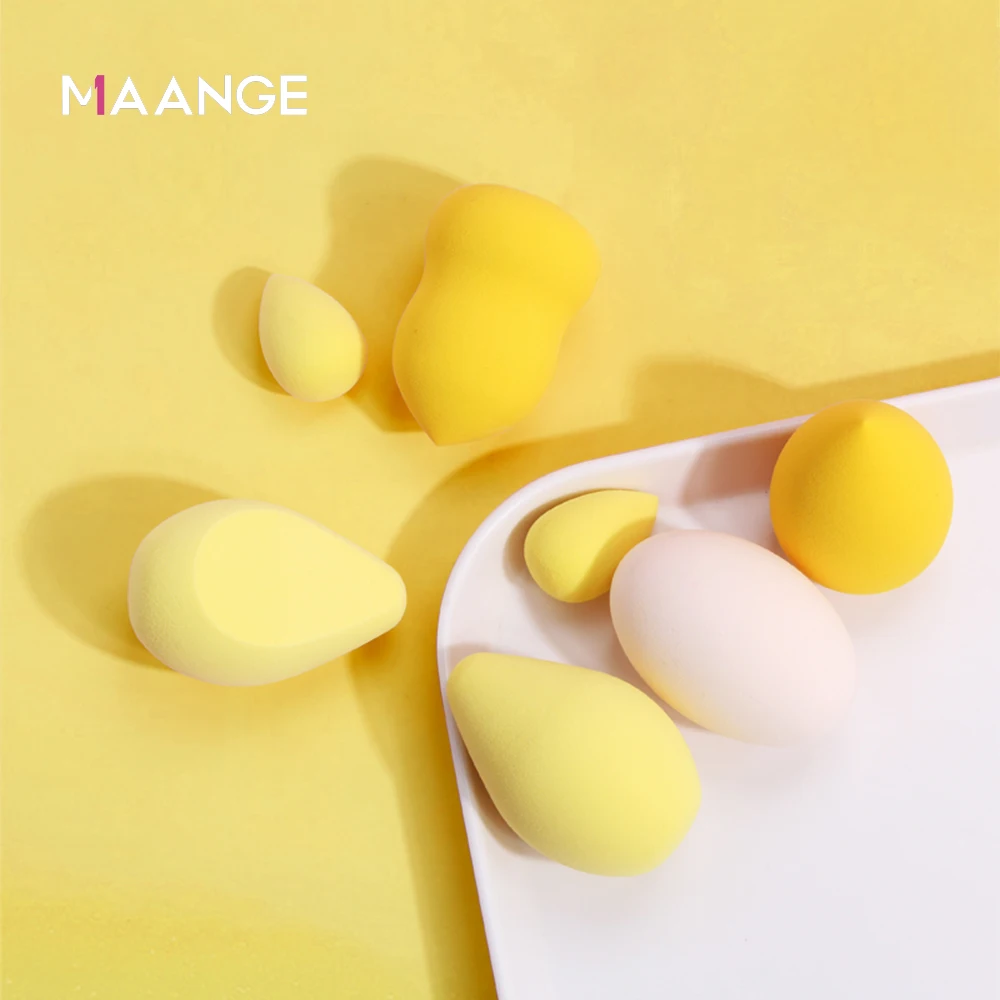 Спонж для макияжа MAANGE Pro 2/7/8 шт. супермягкий косметический спонж нанесения пудры