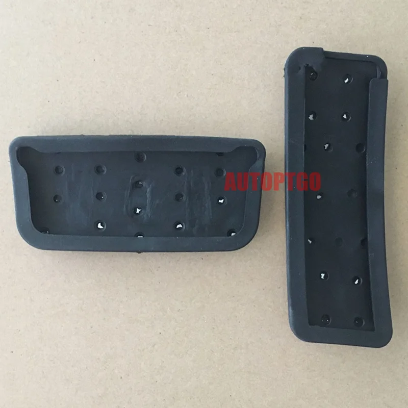 Сталь + резиновые автомобильные ножная педаль тормоза и газа колодок Обложка