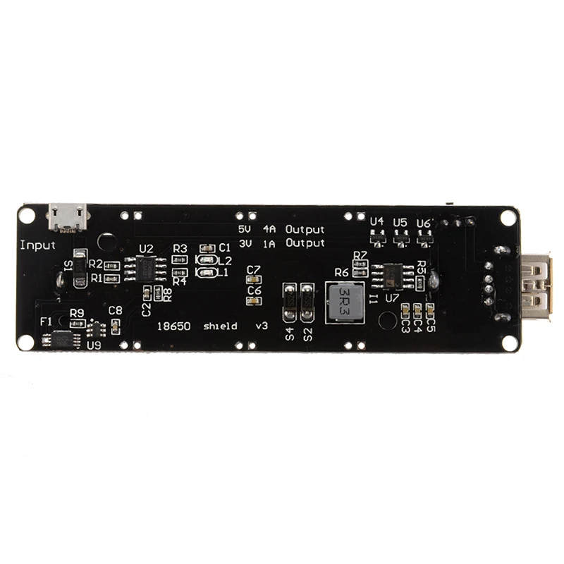 Плата расширения Micro USB ESP32 18650 Защита аккумулятора V3 светодиодный Type A 0 5a для Wemos
