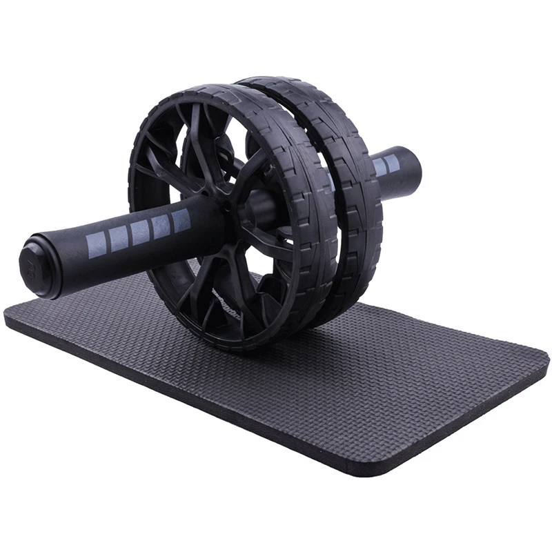 

Abdominal Wheel with Kneeling Pad Quiet Exercise Roller For Training Muscle Arm Back Body Building Shape Home Fitness Equipment