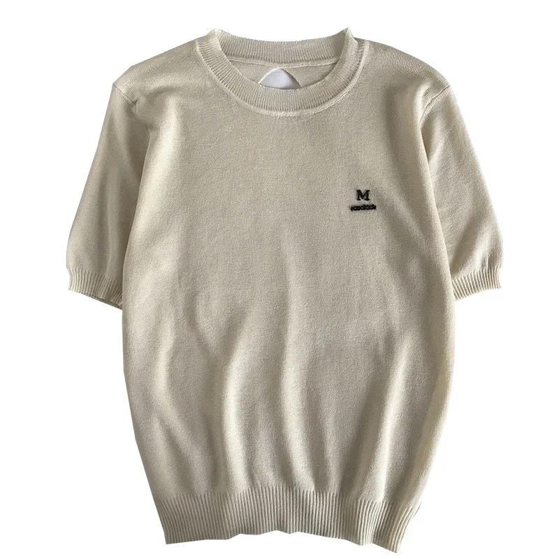 Женские свитера корейский свитер с коротким рукавом| |