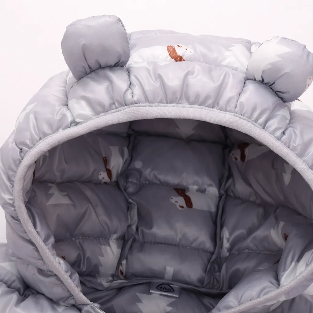 Зимние Детские пальто для мальчиков и девочек детские теплые с принтом пуховая