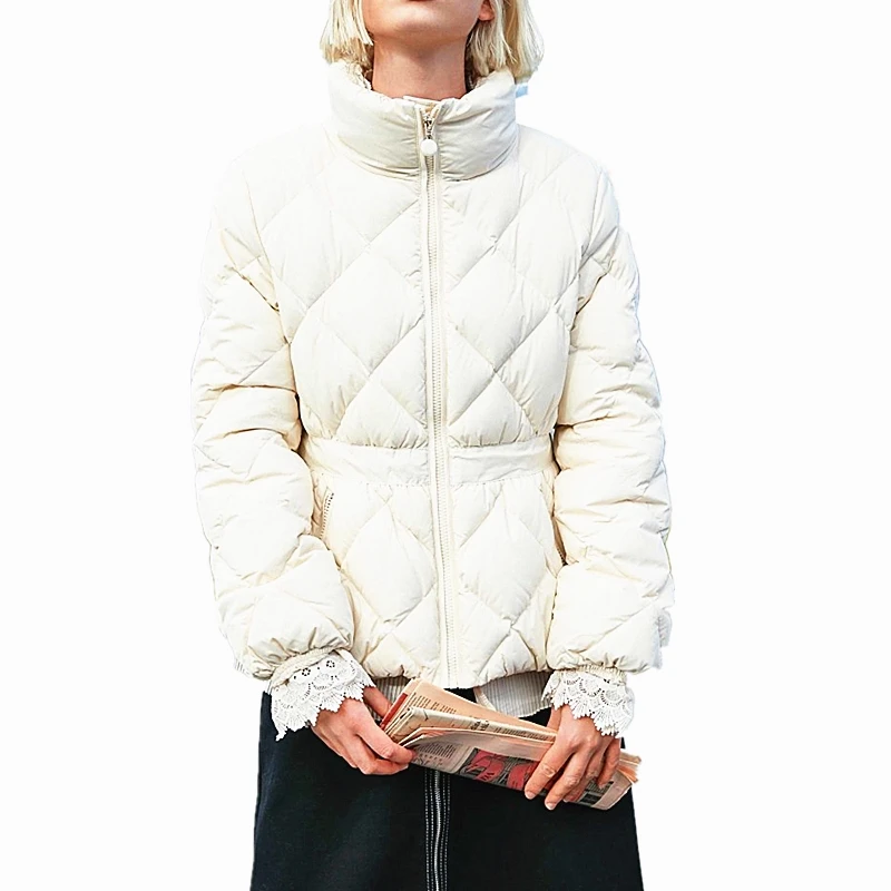 2019 новые зимние женские толстовки с капюшоном белым утиным пухом тонкие куртки