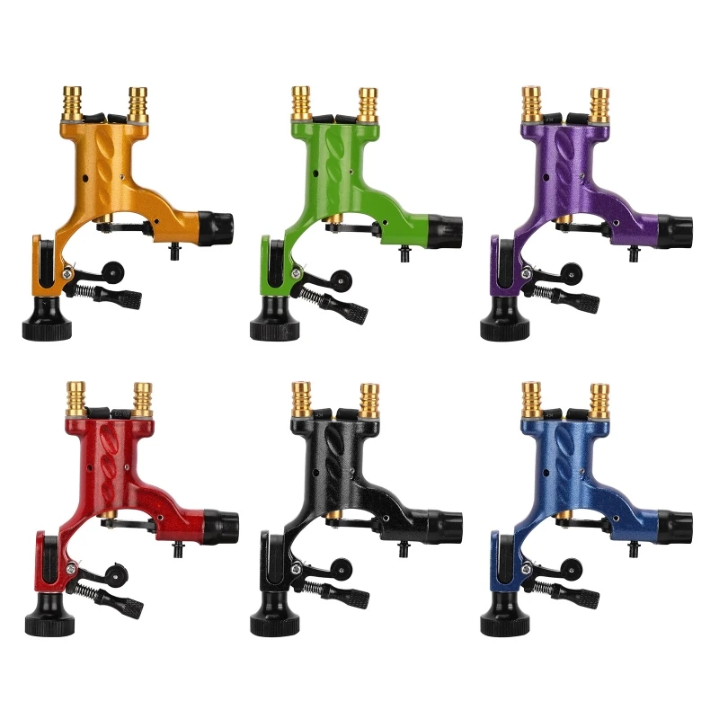 

Ротационный тату-машинка с регулируемым картриджем, Набор машинок с мощным мотором, принадлежности для татуировок