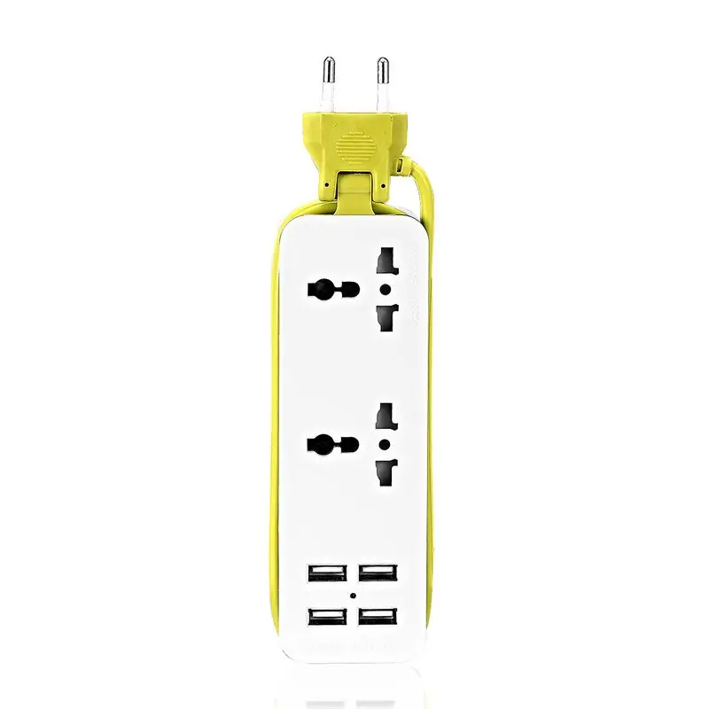 Удлинительная розетка с 4 usb-портами ЕС США Великобритании кабель 1 5 м адаптер