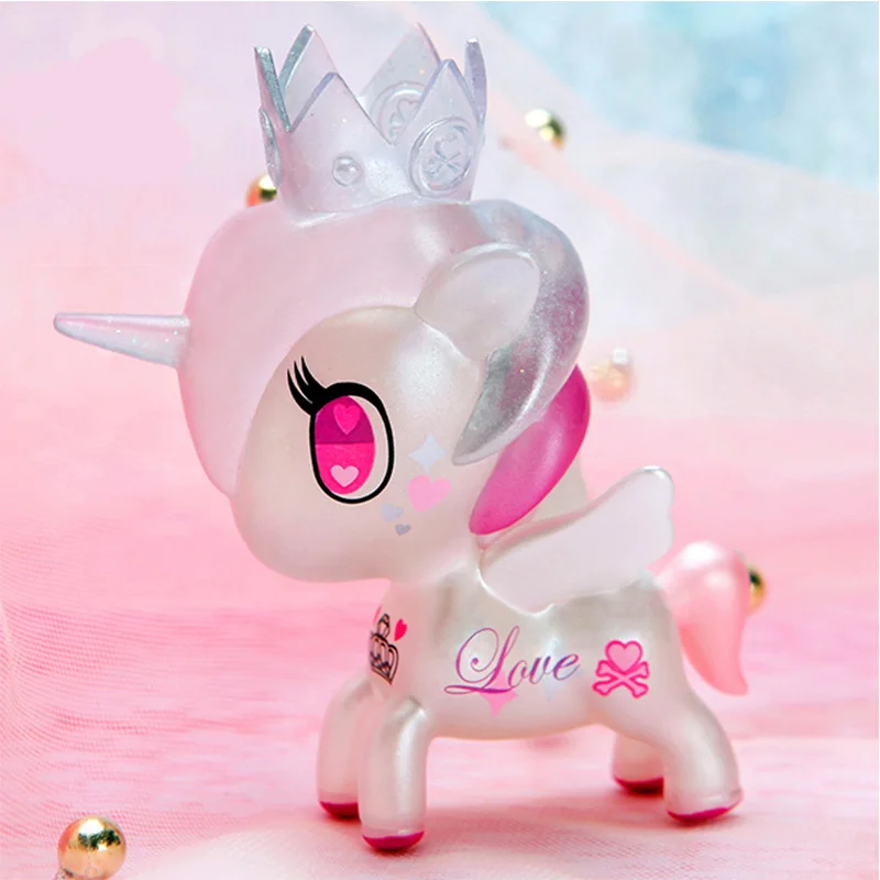 

Garden angel authentic Tokidoki unicorn blind box toy 3 generation translucent mysterious blind bag toy anime kawaii model doll