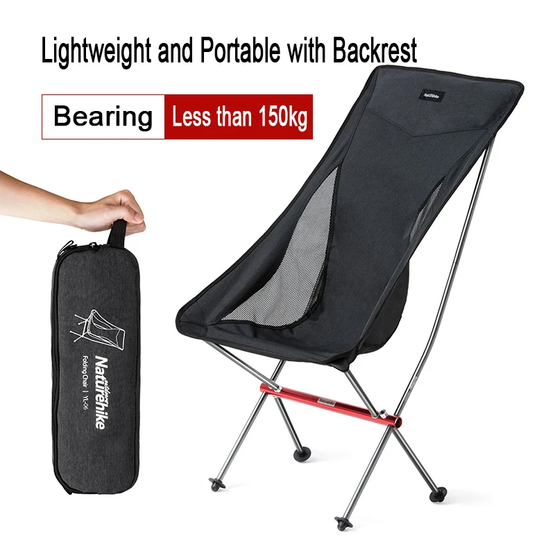 Prix Naturerise-chaise De Camping, Portable Et Pliable, équipement D'extérieur, De Pêche Randonnée Plage Pique-nique Loisirs, Alliage D'aluminium
