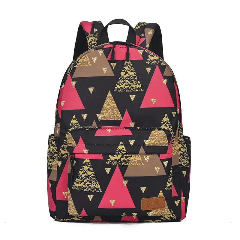 Модный рюкзак для мальчиков и девочек с принтом, легкий школьный ранец для книг