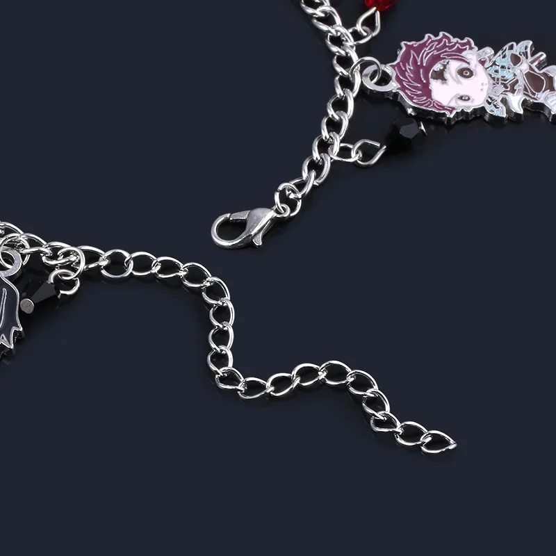

Anime Demon Slayer Protagonist Figure Bracelet Kimetsu no Yaiba Kamado Nezuko Pendant Keyring Cosplay Jewelry Gift