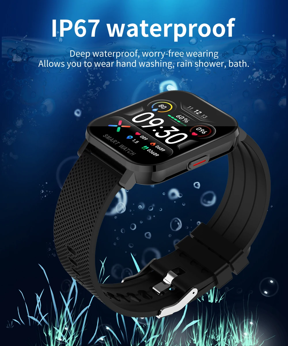 

MT28 Business sports smart watch body temperature test 1.54 Inch track Fitness Tracker Full Touch Screen Heart Rate pressure