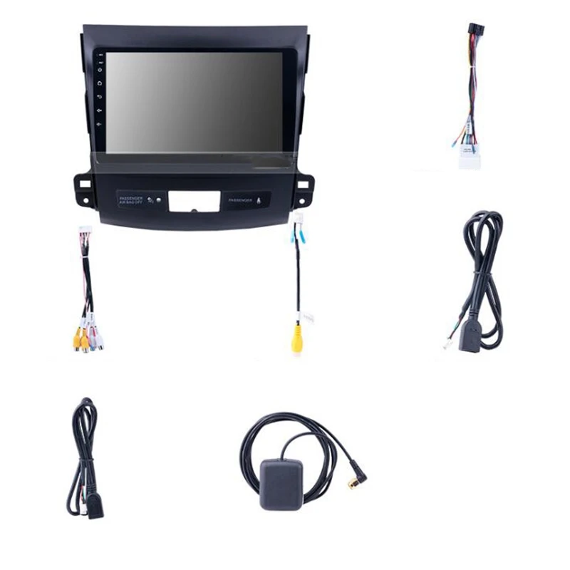 Android 9 0 автомобильный Dvd Gps мультимедийный плеер радио для Mitsubishi Outlander 2006 2014 peugeot