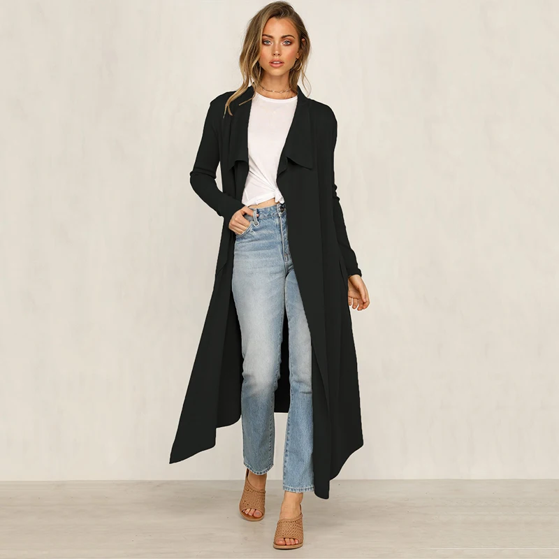 Женская обувь в Корейском стиле Зимние длинные пальто свободного размера плюс