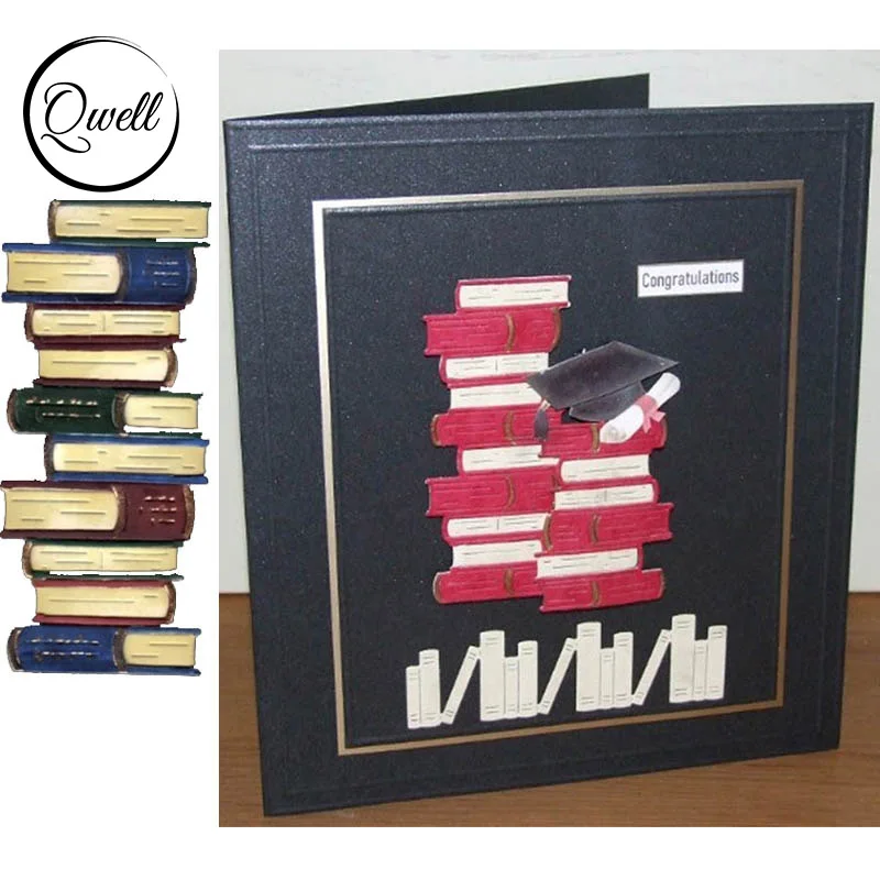 Пресс-формы QWELL Book для скрапбукинга и изготовления карточек тиснение ремесло