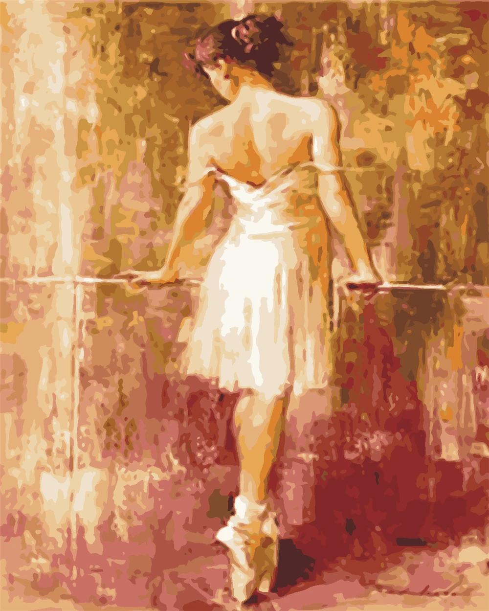

Nocturne Love Diy Painting By Numbers Kits Figure Painting Acrylic Coloring By Numbers For Home Decor 40x50cm No Frame