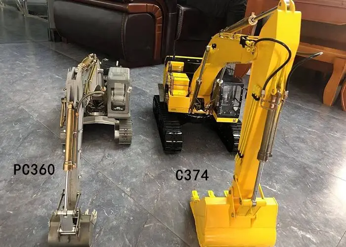 LESU 1/14 Zenoah Koma PC360 гидравлический экскаватор полностью металлический грузовик гусеницы звездочки ESC
