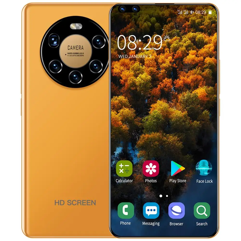 

Mate40 Pro+ HUAWE Global Version Smartphone 7.3Inch Full Screen Deca Core 6000mAh 12GB 512GB 4G LTE 5G Network Mobile Phone