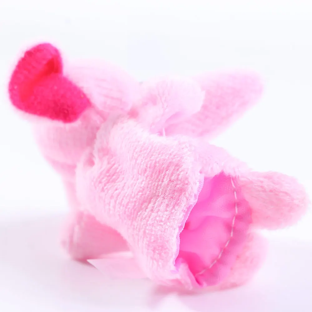 10 шт. милые семейные пальчиковые куклы с мультяшными животными мягкие игрушки