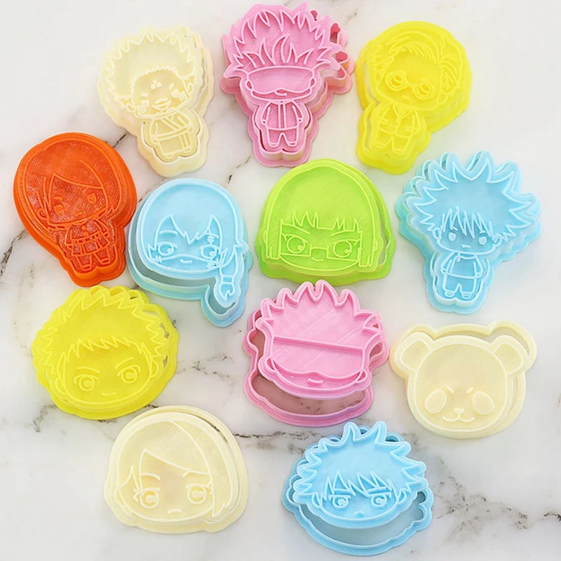 

1 Pcs Anime Cookie Cutter Japanese Cartoon 3D Baking Biscuit Mold DIY Household Kitchen Baking Tool