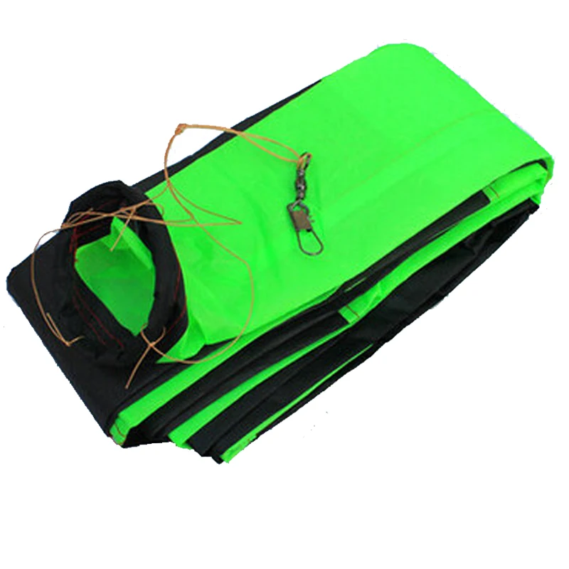 Free Shipping Outdoor Fun Sports Kite Accessories /30m Black with Green  3D Tail For Delta kite/Stunt /software kites Kids