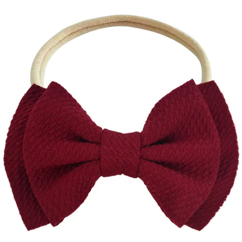 

Повязка на голову для маленьких девочек, мягкая, удобная, эластичная, 14 цветов