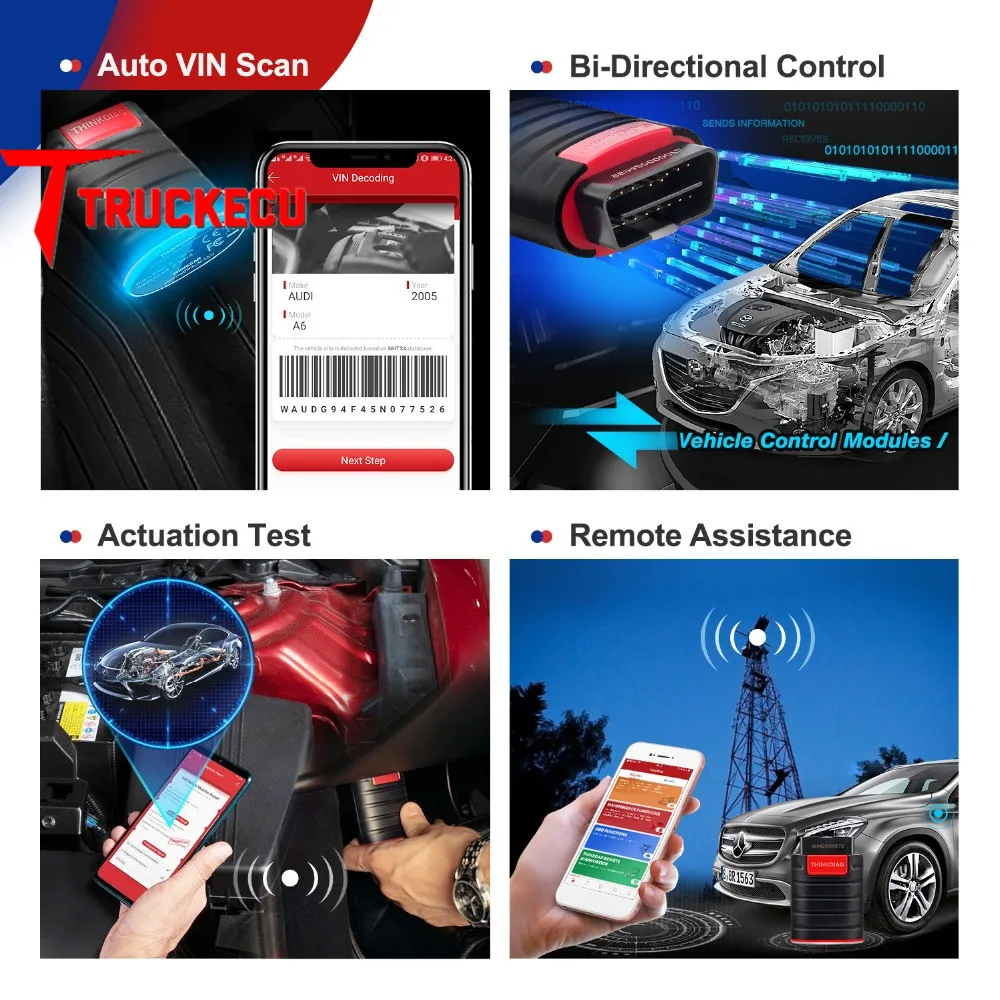 Thinkcar ThinkDiag Автомобильный сканер все системы диагностический инструмент