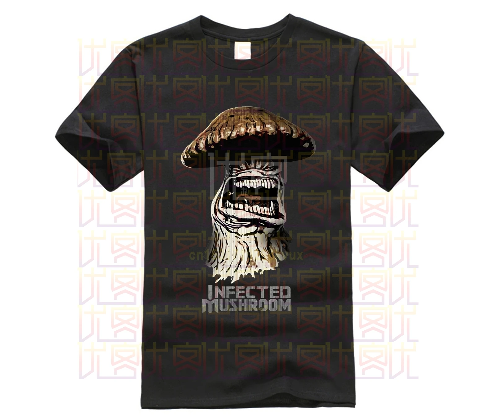 

Электронная техника с инфицированными грибами, психоделическая музыкальная футболка с изображением дома DUBSTEP, Необычные дела, дизайнерска...