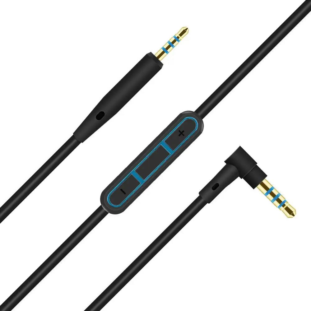 

Replacement Audio Connector Cable Cord With Volume Control Micphone for Bose QC25 Quiet Comfort QuietComfort QC 25 Headphones