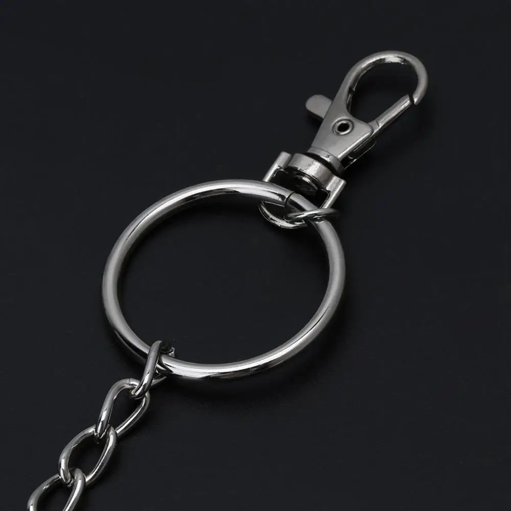 Длинный металлический кошелек цепь поводок брюки Жан брелок кольцо клип мужские