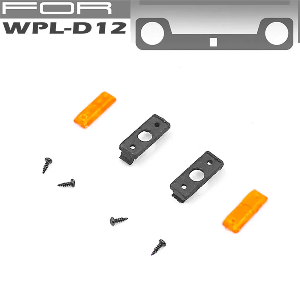 

2pcs Side Light Marker Lights Lamp for WPL D12 Pickup RC Truck Car Accessories