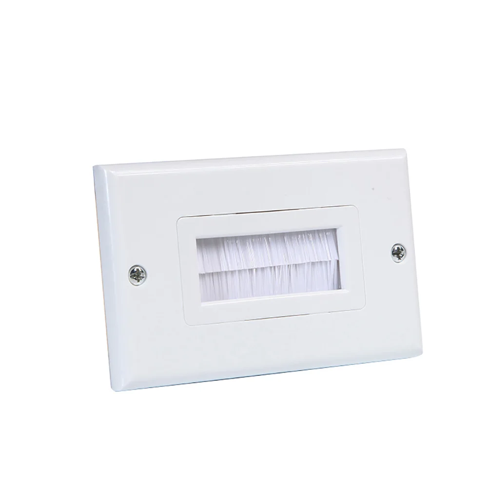 Кабель проходит через панель щетки настенная розетка для дома простая установка