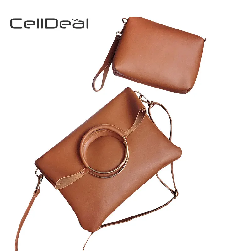 CellDeal 2 шт./компл. большое кольцо складная сумочка высокого качества сумка через
