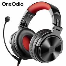 Oneodio Pro M Wireless Headphones with Microphone CVC8.0 Stereo Wired Gaming Headset Gamer Bluetooth-compatible For Phone PC PS4