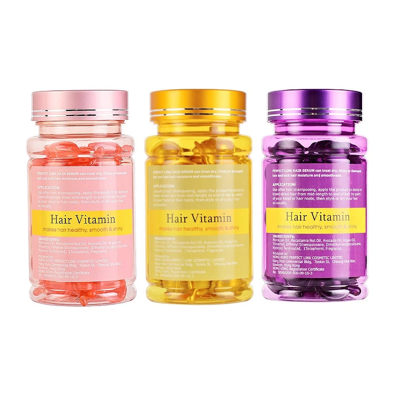 

3 Colors 50 Pcs Hair Care Essential Oil Nourishing Hair Scalp Anti-drying Anti-bifurcation Hair Care Oil